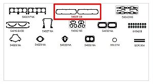 JUNTA DA TAMPA DE VALVULAS DODGE DART V8-D100/4/7