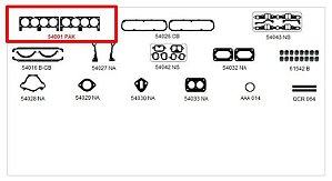 JUNTA DE CABEÇOTE DODGE DART V8 Motor 318