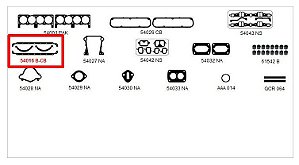 JUNTA DO CARTER DODGE DART V8 MOTOR 318