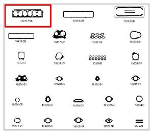JOGO MOTOR CHEVROLET BR-C10 MTR 261