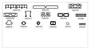 JOGO MOTOR DODGE DART V8-D100/4/7