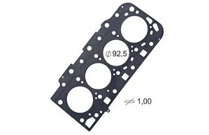 JUNTA DE CABEÇOTE SORENTO 02/... BONGO 13/... HR13/  MTR D4CB 1,0MM