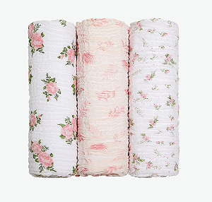 Cueiro Swaddle Soft Bamboo Mami - Feminino