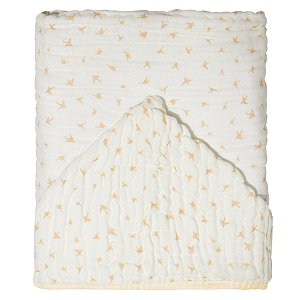 Toalha de Banho Soft Bamboo Mami Com Capuz Estampada - Silhueta Pássaros