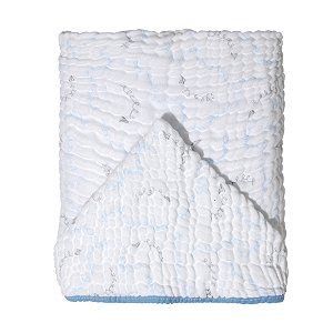Toalha de Banho Soft Bamboo Mami Com Capuz Estampada - Avião de Papel