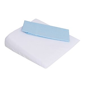 Travesseiro Papi Confort para Carrinho com Fronha Extra - Azul Bebê