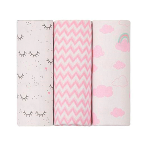 Cueiro Flanelado Papi Baby Estampado 1,0Mx80cm - Feminino