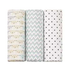 Cueiro Flanelado Papi Baby Estampado 1,0Mx80cm - Neutro
