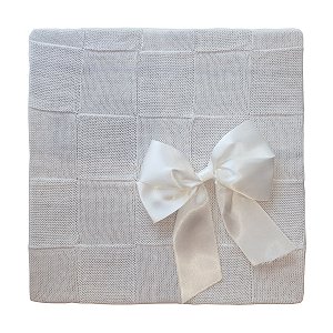 Manta Tricot Michelle Baby 80x80 - Creme