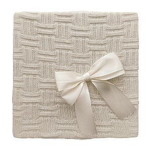 Manta Tricot Michelle Baby 80x80 - Creme