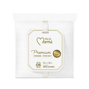 Fralda Premium Mami Com Bainha Branca