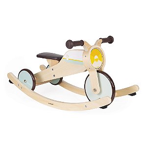 Triciclo de Equilíbrio 2 em 1 de Madeira - Janod