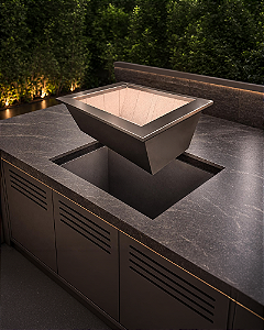 Braseiro de Bancada Inox