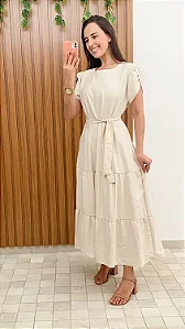 Vestido Midi com Camadas