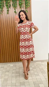 Vestido Midi estampado