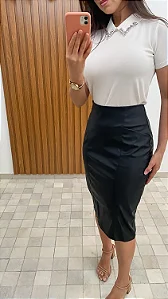 Saia Courino preta Curta