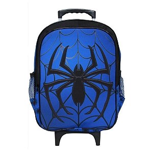 Mochila Com Rodinhas Spider Tamanho G - Vou Leve