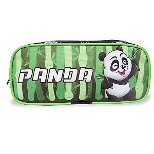Estojo Panda Verde - Vou Leve