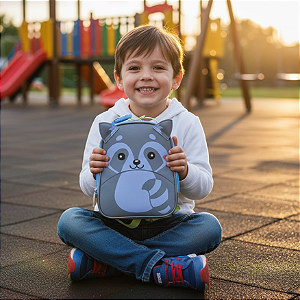 Lancheira Infantil Térmica Guaxinim - Zoop
