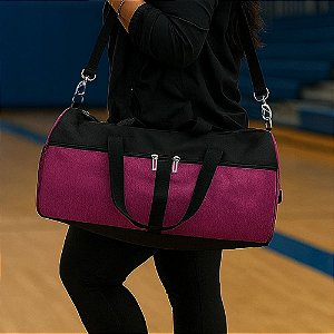Bolsa de Viagem Esportiva Grande Lilás - Vou leve