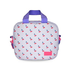 Lancheira Térmica Cereja Lilás - Vou Leve
