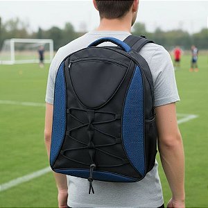 Mochila Adulto Juvenil Azul - Vou Leve