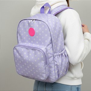 Mochila Juvenil Margarida Lilás - Vou Leve