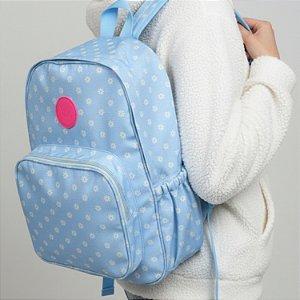 Mochila Juvenil Margarida Azul - Vou Leve
