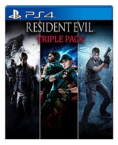 Pacote Triplo Resident Evil para ps4 - Mídia Digital