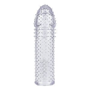 Capa Extensora Peniana Em Silicone - 15cm