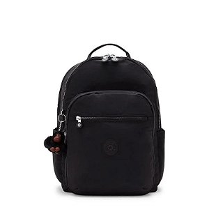 MOCHILA KIPLING SEOUL COLLEGE TRUE BLACK