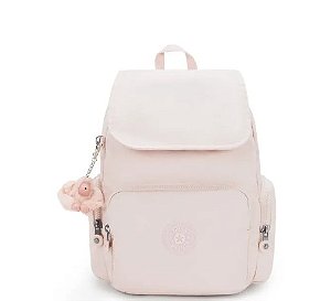 MOCHILA KIPLING CITY ZIP S PINK SHINE