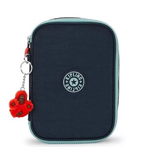ESTOJO KIPLING 100 PENS COSMO BLUE