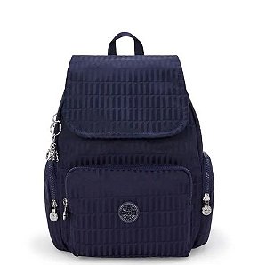 MOCHILA KIPLING CITY ZIP S NIGHT TILE  AZUL