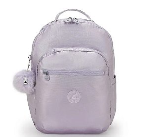 MOCHILA KIPLING SEOUL XL LILA METALLIC