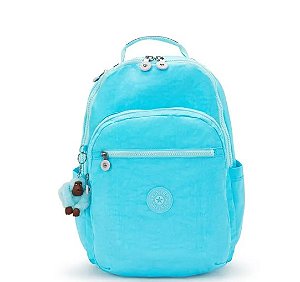 MOCHILA KIPLING SEOUL GALAXY TURQ