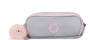 ESTOJO KIPLING GITROY SILVER GLOW MET PRATA
