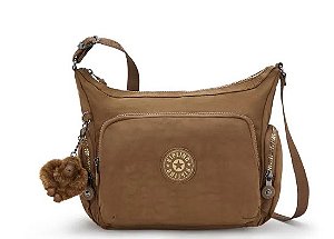 BOLSA KIPLING GABB S GLORIUS KHAKI  MARROM