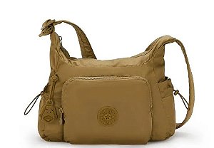 BOLSA KIPLING GABB S GOLDISH BROWN  MARROM