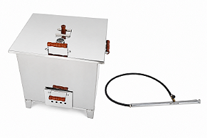 Defumador De Alimentos Inox modelo D-500 + Kit Gás