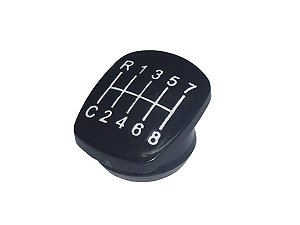 Tampa Manopla Cambio 8M Preto Mercedes AXOR 2035/2040/2044/2535/2831 (6732680157)
