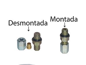 KIT Conector Macho C/Oring Tubo 6 M10X1,50 Para Sca 112/113/TODOS (812863)