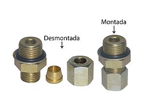 KIT Conector Macho C/Oring Tubo 8 M16X1,50 Para Sca 112/113/TODOS (812874)