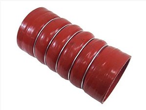 Mangueira Intercooler Sil.Vermelho 100X220-C/ 5Anei Mercedes O400/OH1630/O371/OH1621/36/1932/33/34 (3865288182)