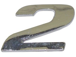 Emblema Numero 2 Cromado Mercedes AXOR/ATEGO (9438171314)