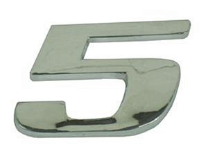 Emblema Numero 5 Cromado Mercedes AXOR/ATEGO (9438171614)