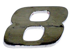 Emblema Numero 8 Cromado Mercedes AXOR/ATEGO (9438171914)