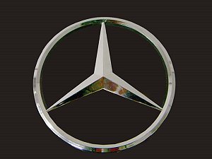 Estrela/Grade Cromada 200MM /C/ Parafuso Mercedes L-709/912/608 (4068100018)