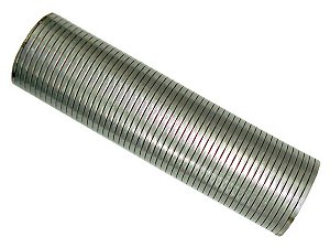 Tubo Flexivel Escape Inox 120X123X430S/ Abrac Mercedes 1938-BICUDOS (6964907065)
