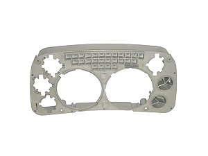 Moldura Inferior Painel Pollak Cinza Mercedes MBB (0005428756)